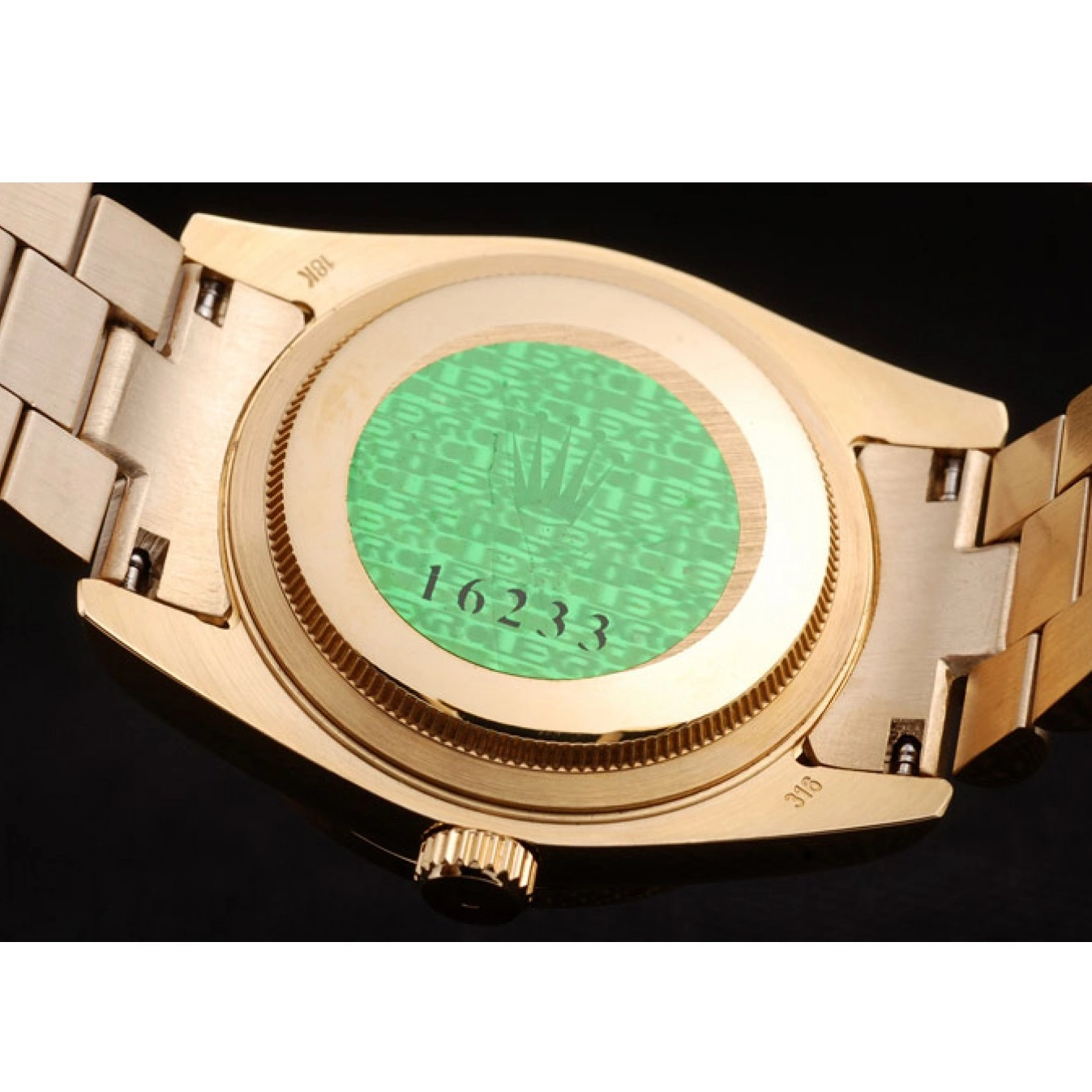 Aaa replica watch Rolex Gold Yellow Steel Day-Date Stainless 18k Plated Dial Gold 0824